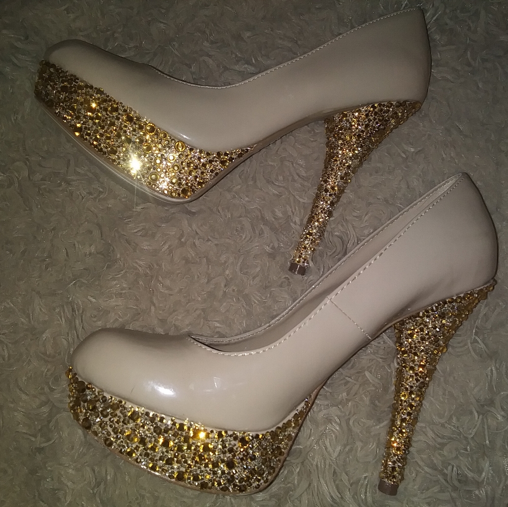 Platform Custom design Crystal shoes - Picture 15 of 17